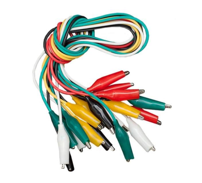 SiRCONY Alligator/Crocodile Clip Test Cables
