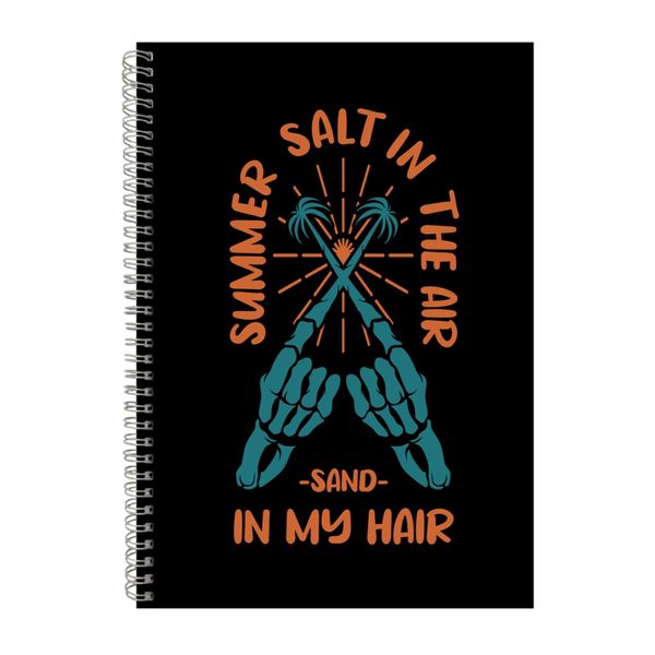 Summer Salt In The Air 8 Notebook Summer Gift Idea A4 Notepad 150