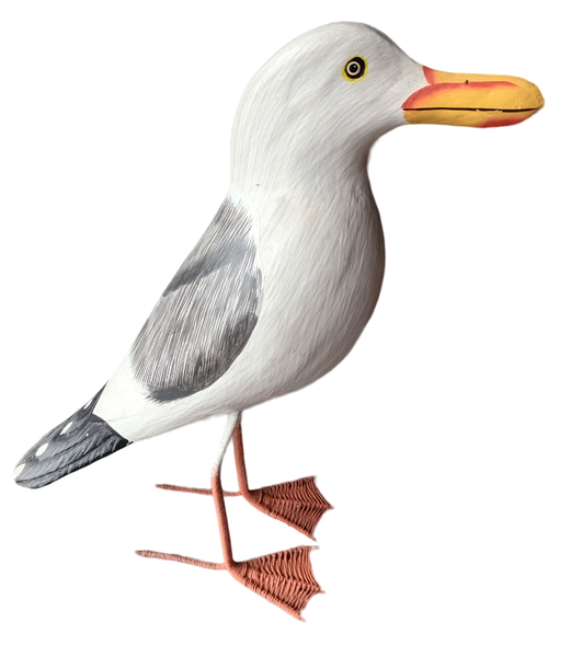 Seagull Wooden Ornament - 34 x 29xm