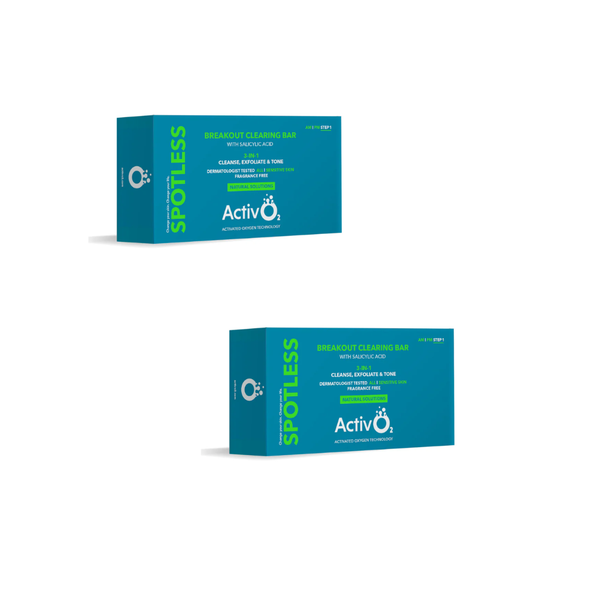Pack of 2 Spotless Breakout Clearing Bar For Face &amp; Body