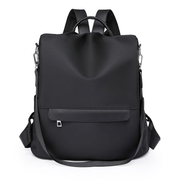 Womens Anti Theft Backpack Casual Travel Office Bag Lightweight Oxford