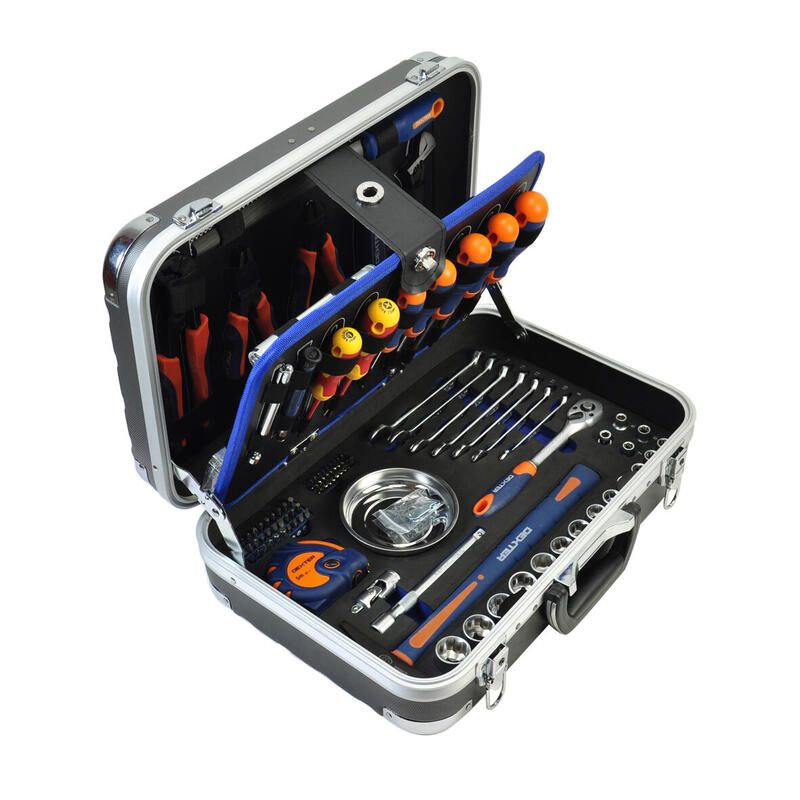 Dexter 111 Pieces Abs Tool Set Grey-Black Case