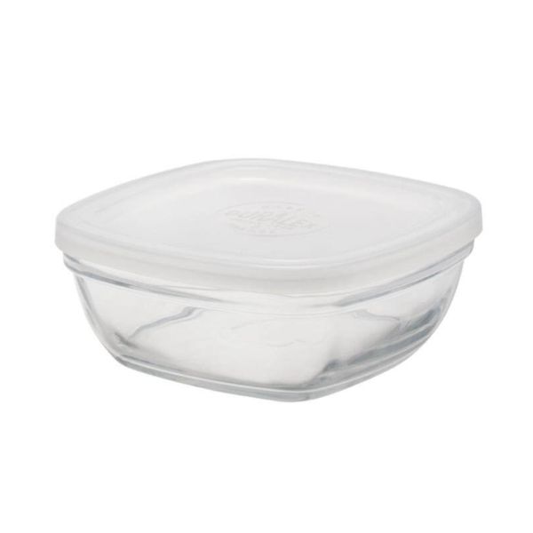 Duralex - Freshbox Square 610ml - Transparent Lid - Set of 1