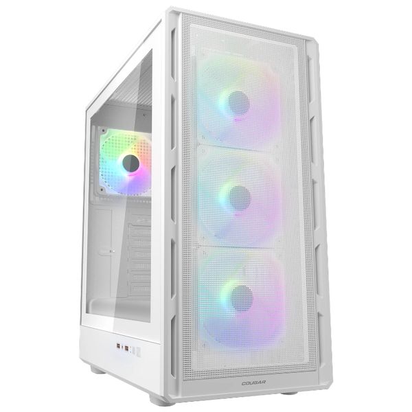Cougar Airface Pure RGB Mid-Tower ATX Case - White