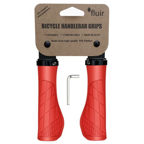 Fluir Enduro II Wide Ergo MTB Cycling Lock Grips Image