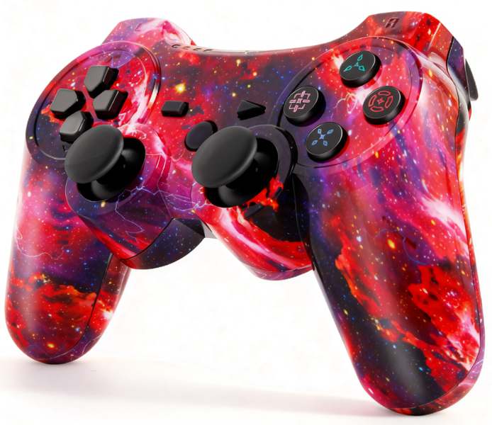 PS4 Wireless Controller (Starry Red &amp; Purple) - 1 Piece for PS4 Gaming
