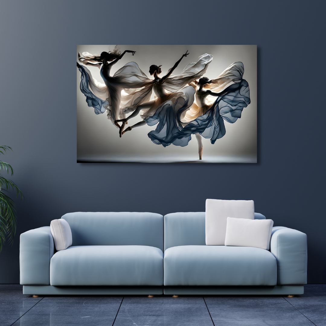 Canvas Wall Art - Wood Sprites Dancing Artwork