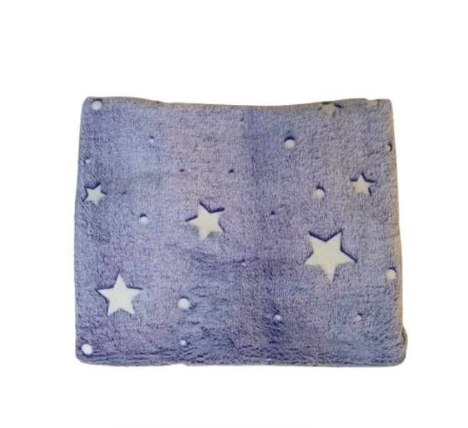 Billy Boo - Cozy Glow in the Dark Blanket - 1.5 by 1M Stars