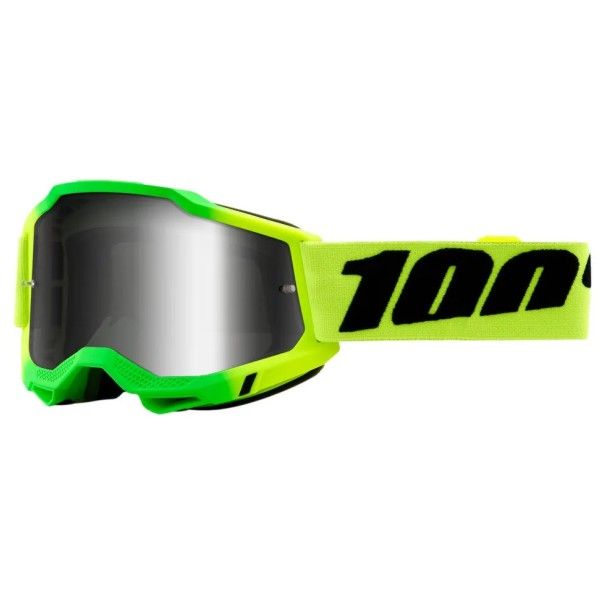 Goggles - 100% - Accuri 2 - Travis - Green - Silver Lens