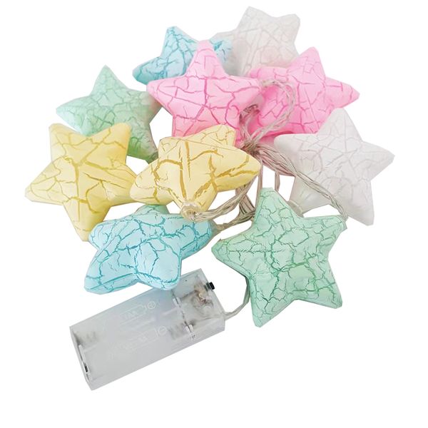 iKids 1.5m 10 LEDs Cracked Star Battery String Lights
