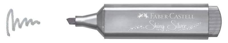 Faber Castell, Metallic Highlighters, Box10, Sparkling Silver