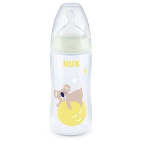 NUK Biberon FC+ Winnie - Temperature Control - En silicone - 300