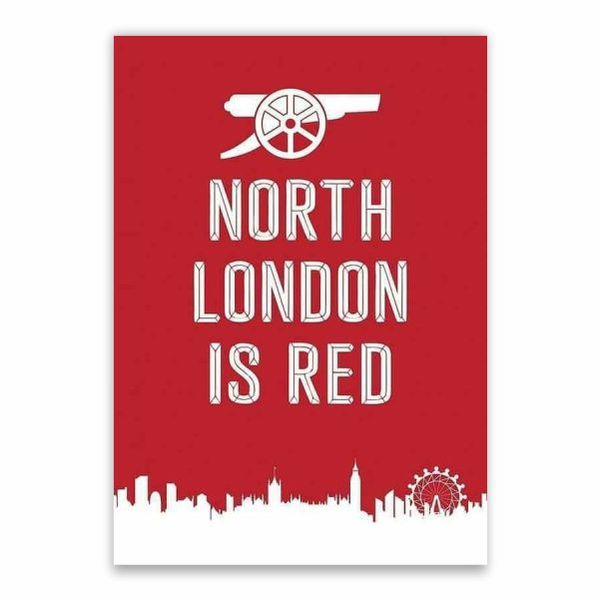 North London Is Red Poster - A1