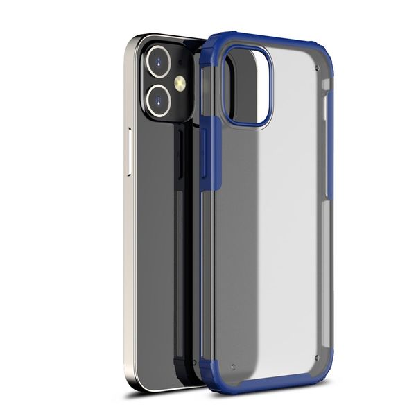 Favorable impression™Translucent Matte Hard Case For iPhone 12Mini Black