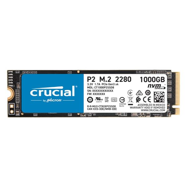 Crucial P2 1TB PCIE M.2 NVME SSD
