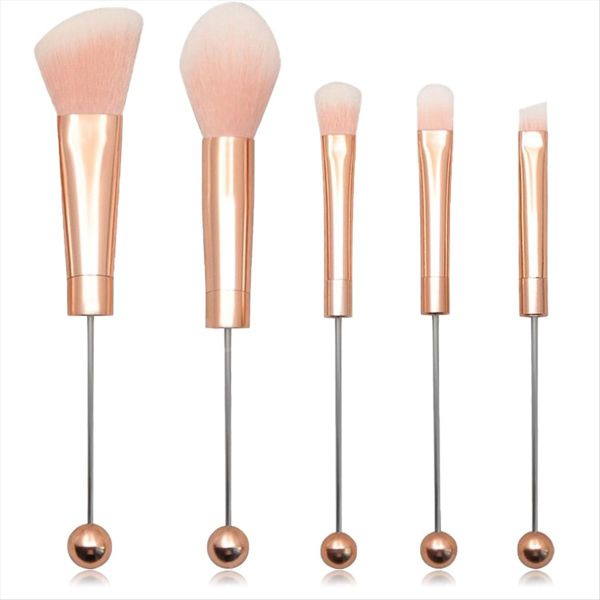 5Pcs Makeup Brushes Diy Makeup Brushes Beaded Brushes Kit For Diy