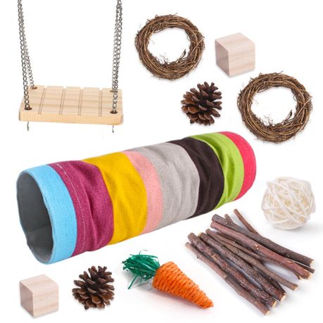 Pack Of 11 Toys For Hamsters/Mice/Rats