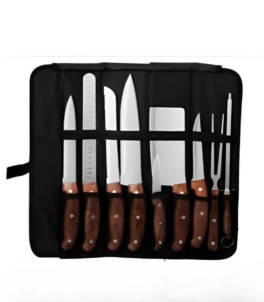 10 Pcs Professional Stainless Steel Kitchen Knife Set