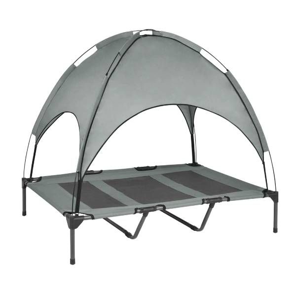 Dog Elevated Canopy Bed XL Portable Raised Camp Tent Beds Cooling