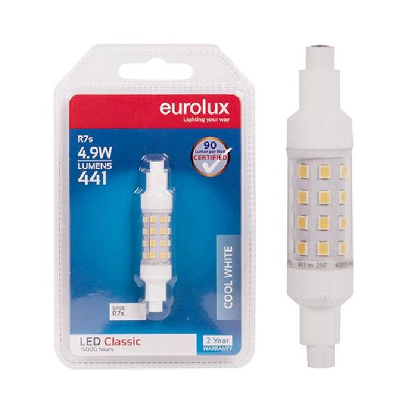 Eurolux Lamp Led J78 R7s Cw 5w