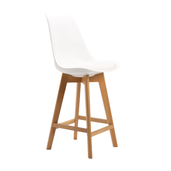 Kitchen Stool - Eva Leg - White