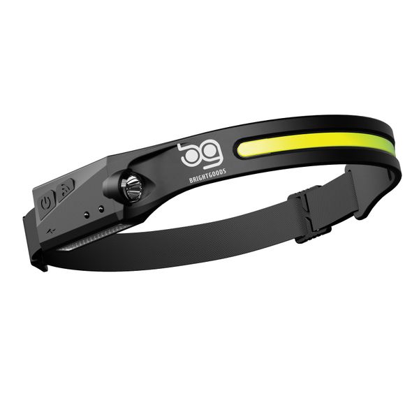 Brightgoods COB Rechargeable Headlamp with Hand Sensor