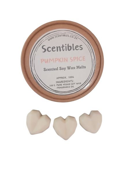 Scentibles - Pumpkin Spice Scented Soy Wax Melts (100g)