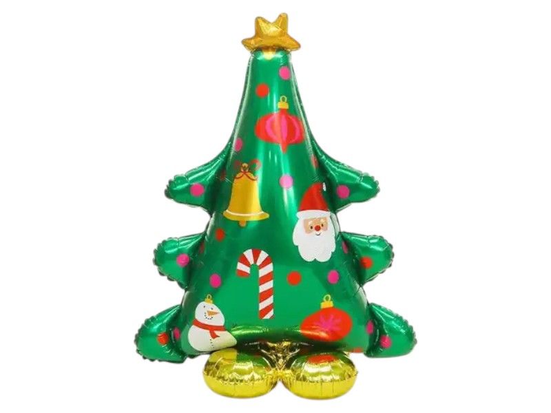 Standing Christmas Foil Balloon - Christmas Tree 95CM