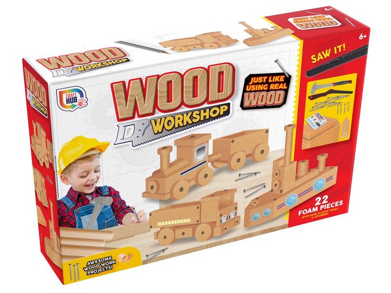 Craft Hub Wood Workshop - 22 Foam Pieces