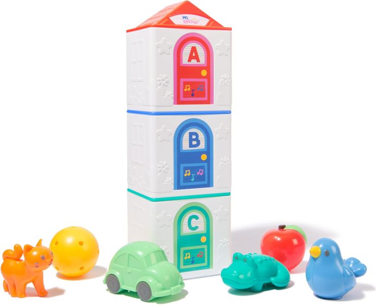 Ms. Rachel Official Learning Stacking Surprise Houses