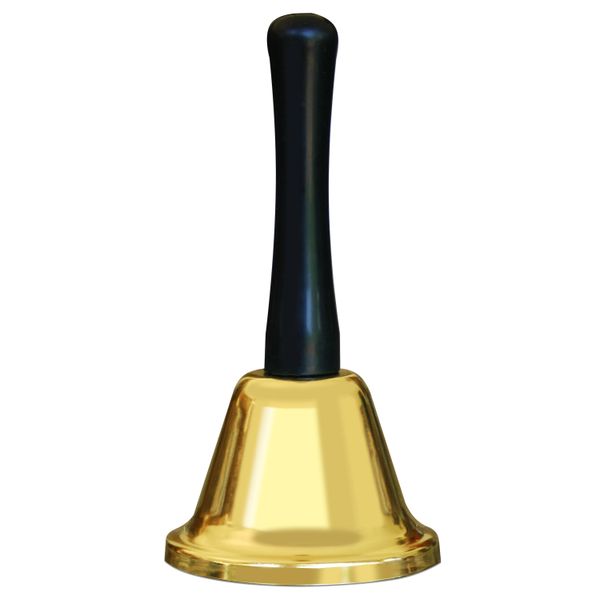 RGS Group - Brass Hand Bell with Plastic Handle