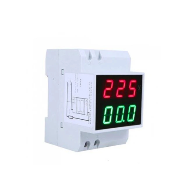 BDD DINRAIL POWER METE 300V/100A Digital AC Voltage Current Meter