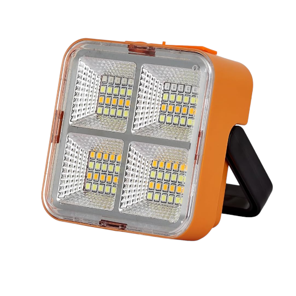 D05 - Portable Solar Power LED Flood Light - Orange