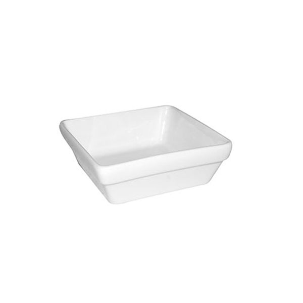 Fortis Prima White Stacking Square Server 24 Pieces