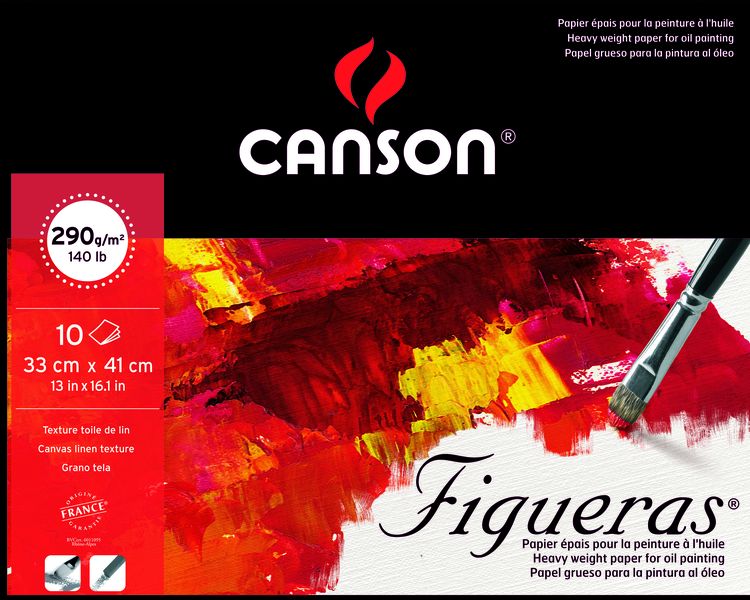 Canson Figueras Pad 10 Sheets 410 x 330 mm, 290 g/ m