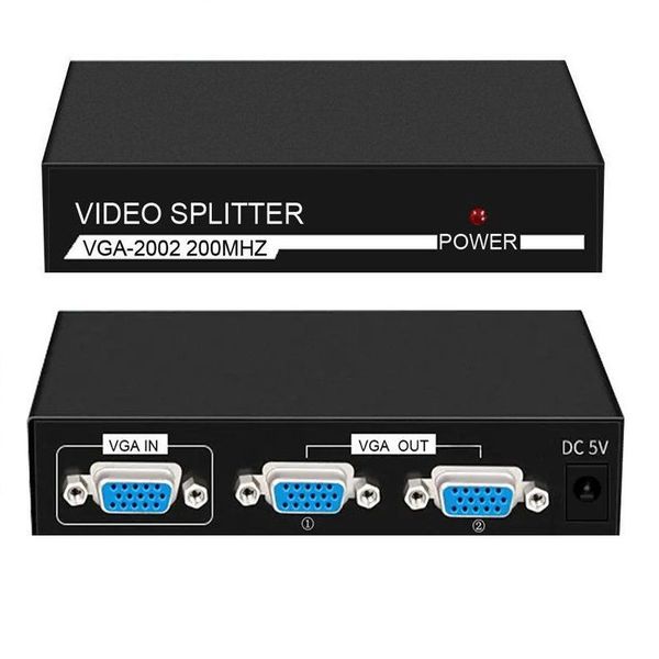 VGA Splitter 2 Port 250MHz