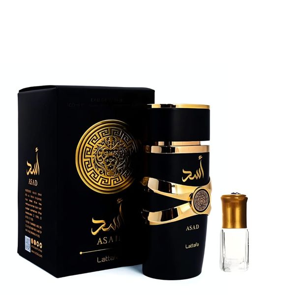 Asad Eau de Parfum - 100ml + Perfume Oil Gift