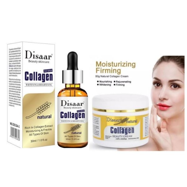 Disaar Collagen Face Serum and Face Cream Facial Kit