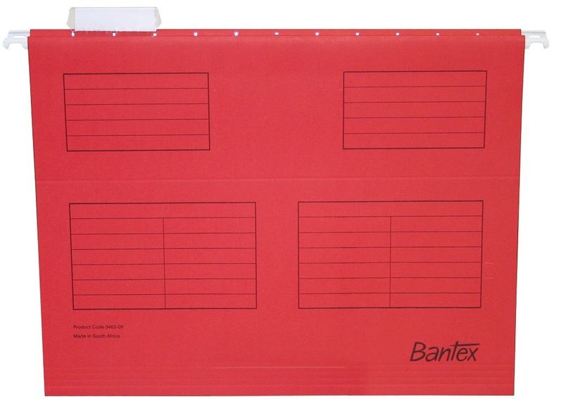 Suspension File A4 - 240 x 315 Wide -25's B3460 (Red)
