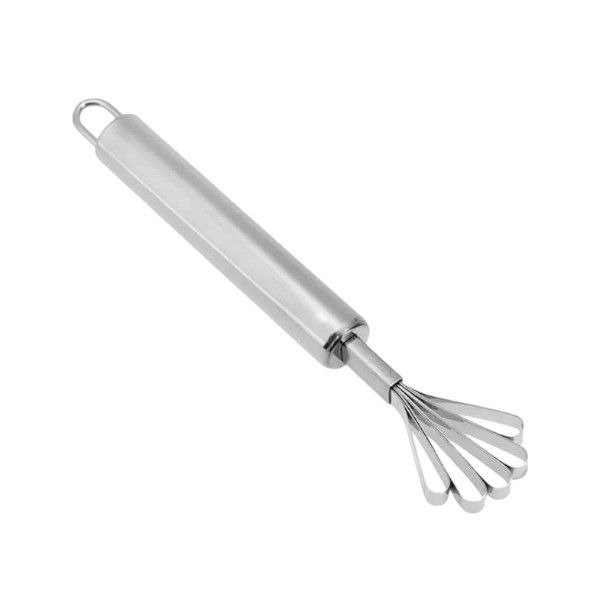 Stainless Steel 2-in-1 Shredding Grater Tool - Silver