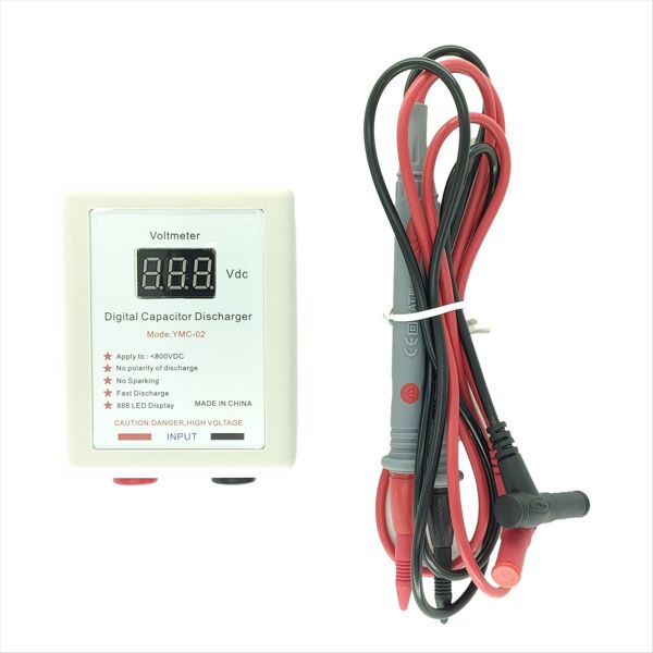 800V Digital Capacitor Fast Discharger High Voltage Discharging Tool