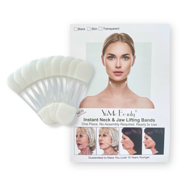 Instant Neck &amp; Jawline Lifting Tape - 10 Piece Pack