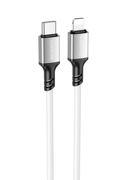 Borofone BX83 20w 3A Lightning to Type C Cable - Black, Silver and White