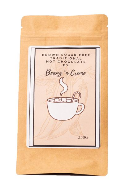 Beanz n Crème Traditional Sugar free Hot Chocolate 250g
