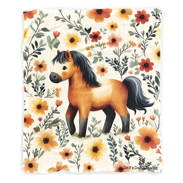 Pony Minky Blanket by Wikus Schalkwyk