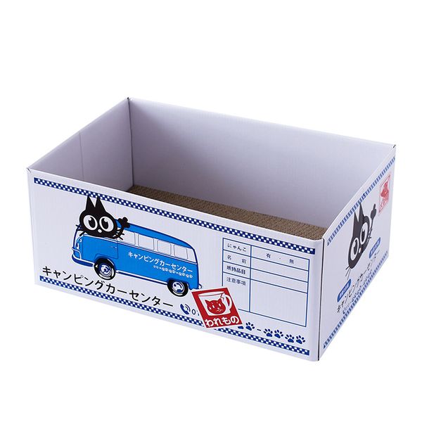 UrbanPets - Japanese Style Cat Scratch Box Reversible Water Resistant
