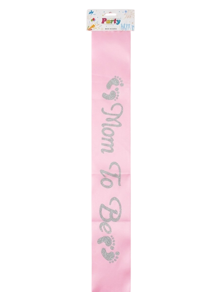 Premium "Mom To Be" Satin Baby Shower Sash
