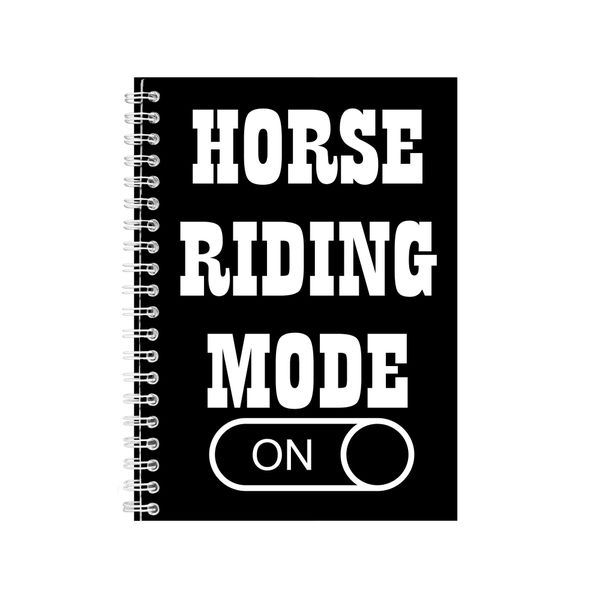Horse Riding Notebook Equestrian Gift Idea Writing Book Notepad Pad 43