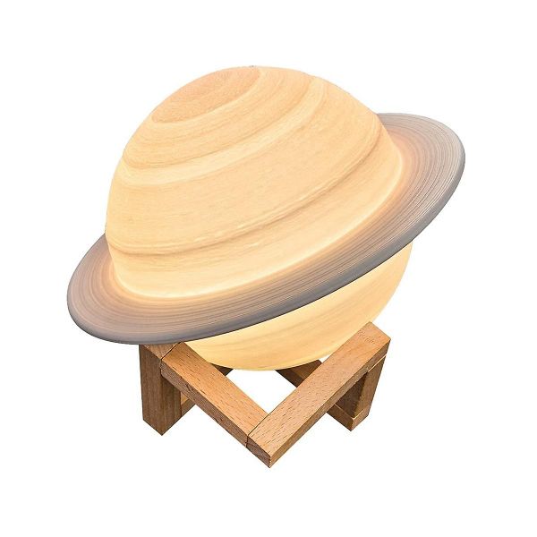 3D Printing LED Saturn Night Light Lamp Multi Colour