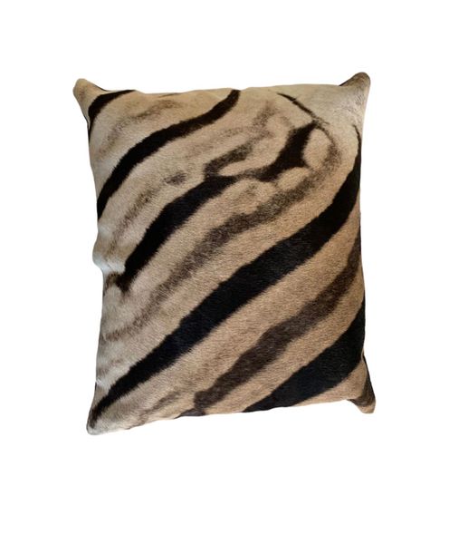 Lebocode - Genuine Zebra Skin Throw Pillow/ Cushion Cover (43 x 43cm)